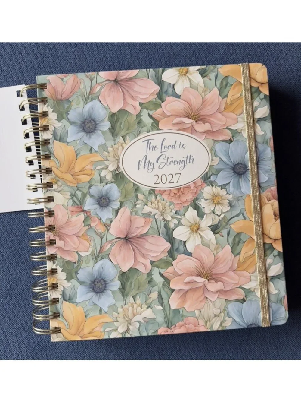 Planner 17 Month 2026-27 LORD IS STRENGTH Month Day Week Organizer Plan 9